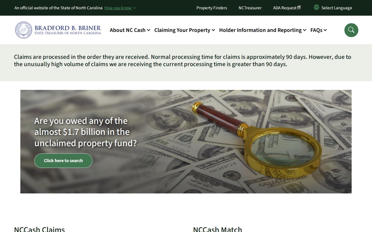 Waxhaw people directories NC Cash unclaimed property search